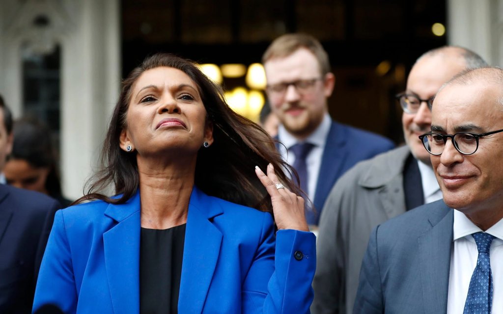 Gina Miller. No one did more to get Brexit over the line. No wonder she looks so smug. We will never forget her fearless fight for democracy.