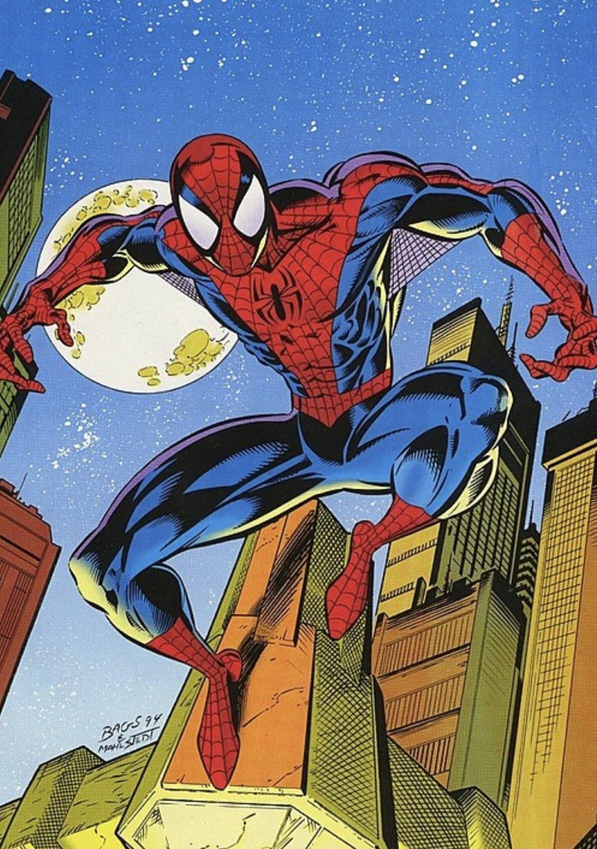 RT @spideymemoir: Mark Bagley's Spider-Man stands as one of the most iconic presentations of this beloved character! https://t.co/kgIn0cwnkq