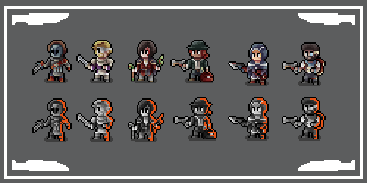 raul_volp's tweet photo. Last day of 2020, this cursed year, let's finish with something cool, a Blades in the Dark One Shot! =) #pixel #pixelart #2dart #2dartist #aseprite #digitalart #pixelartist #gameart #ttpgames #ドット絵 #vttrpg #rpg #ttprpg #bladesinthedark #rpgtokens #roll20 https://t.co/KoIg5M7nrf