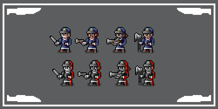 raul_volp's tweet photo. Last day of 2020, this cursed year, let's finish with something cool, a Blades in the Dark One Shot! =) #pixel #pixelart #2dart #2dartist #aseprite #digitalart #pixelartist #gameart #ttpgames #ドット絵 #vttrpg #rpg #ttprpg #bladesinthedark #rpgtokens #roll20 https://t.co/KoIg5M7nrf