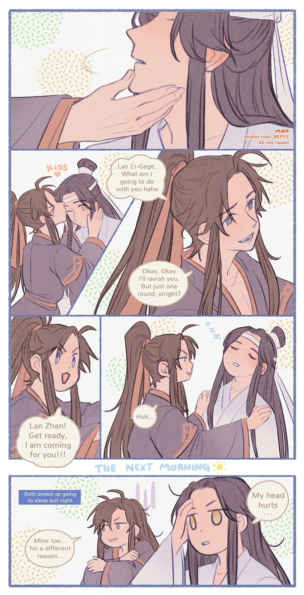 Wei Ying give him what he wants ??? #魔道祖师 

Also Happy New Years Everyone who crossed over to 2021!!!  (It's not yet new years where I live haha) 