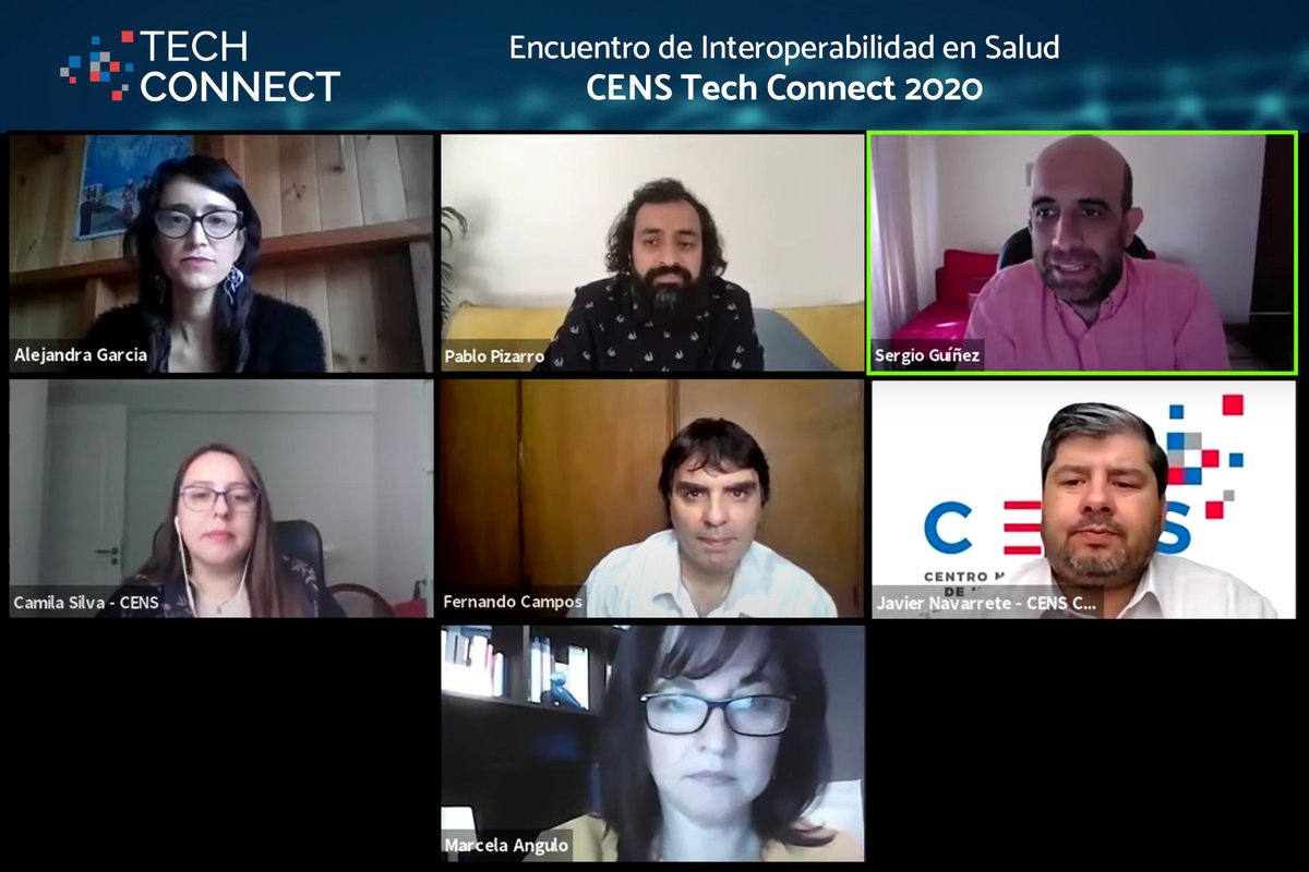 CENSChile's tweet photo. ¿Te perdiste el #CENStechconnect 2020? El pasado 10 de noviembre nos acompañó Pablo Pizarro quien presentó las iniciativas de @ministeriosalud c/#HL7FHIR y @fernandoacampos de @HL7 quien ahondó sobre proyectos de interoperabilidad. Revisa sus charlas en https://t.co/1SmV8sx9Nt https://t.co/F6YzmzlGjk