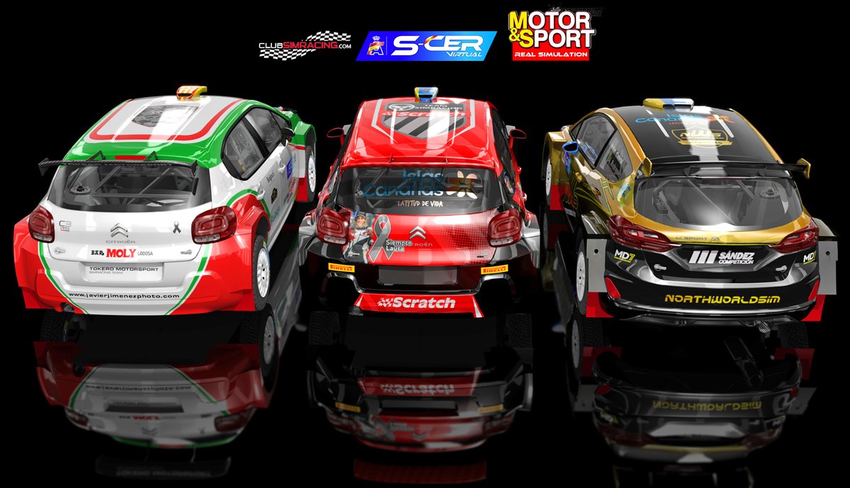 MotorSimulation's tweet image. PODIO DE LOS GANADORES DEL RALLY DE TIERRA DE MADRID VIRTUAL 2020 CATEGORIA R5 @SCERvirtual 
1º @KillerSantana21 
2º @MiguelCabralJR 
3º @marccarrillo27