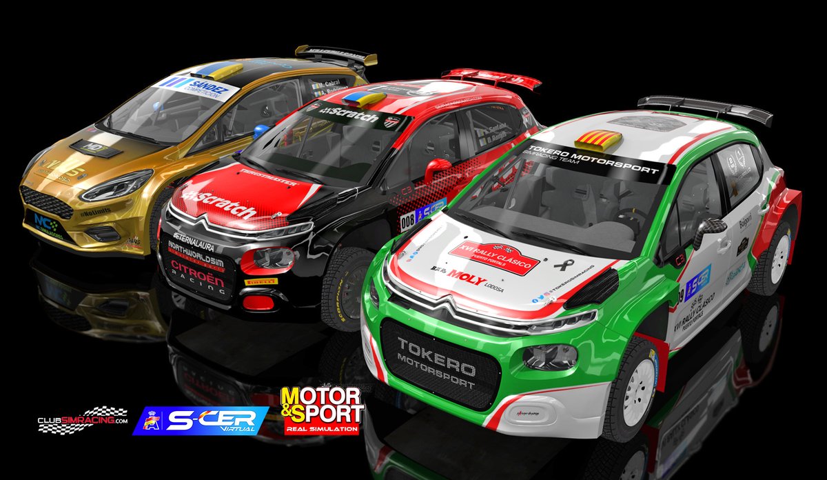 MotorSimulation's tweet image. PODIO DE LOS GANADORES DEL RALLY DE TIERRA DE MADRID VIRTUAL 2020 CATEGORIA R5 @SCERvirtual 
1º @KillerSantana21 
2º @MiguelCabralJR 
3º @marccarrillo27