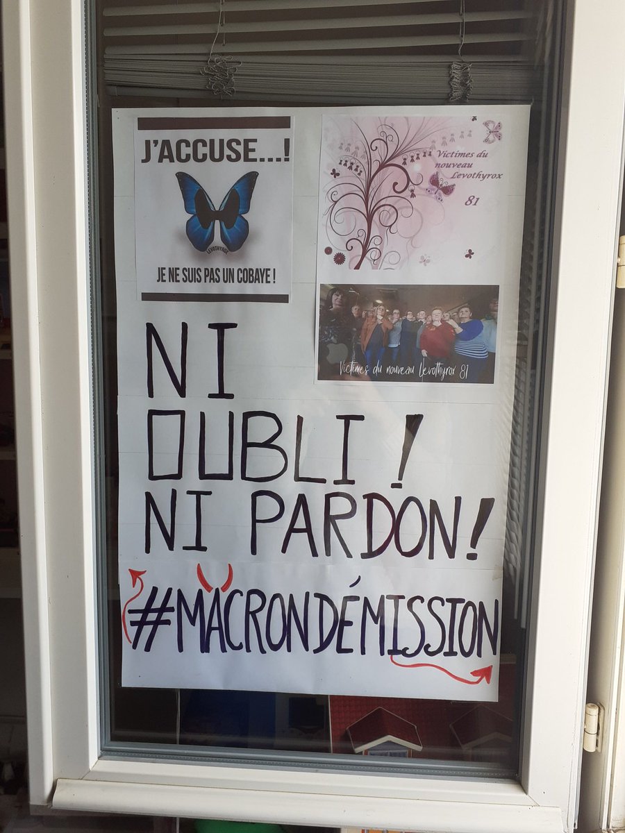 Victimes8's tweet photo. LE TEMPS PASSE ,MAIS TOUJOURS  DÉTERMINER A CONNAÎTRE LA VÉRITÉ .......
LA PANDEMIE DU COVID-19 EST PASSÉ PAR LÀ, LES GENS COMPRENDRONT PEUT-ÊTRE QUE D AVOIR LA SANTÉ EST UNE " RICHESSE" .......
#levothyrox #mortsurordonnance  #merck #ansm #buzin #justice https://t.co/Des5OoV9Vz