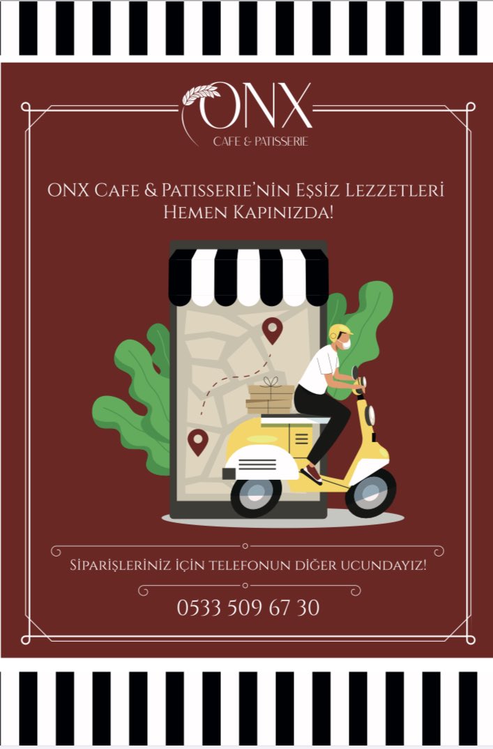 Günlük taptaze Pastalarımız ve pastane ürünlerimizin tamamı Paket Servisi ile kapınıza geliyor.
#pendik #pastane #pasta #yılbaşı #doğumgünüpastası #kartal #tuzla #baklava #çikolata #waffle #tatlı #soğukbaklava #kurabiye #makaron