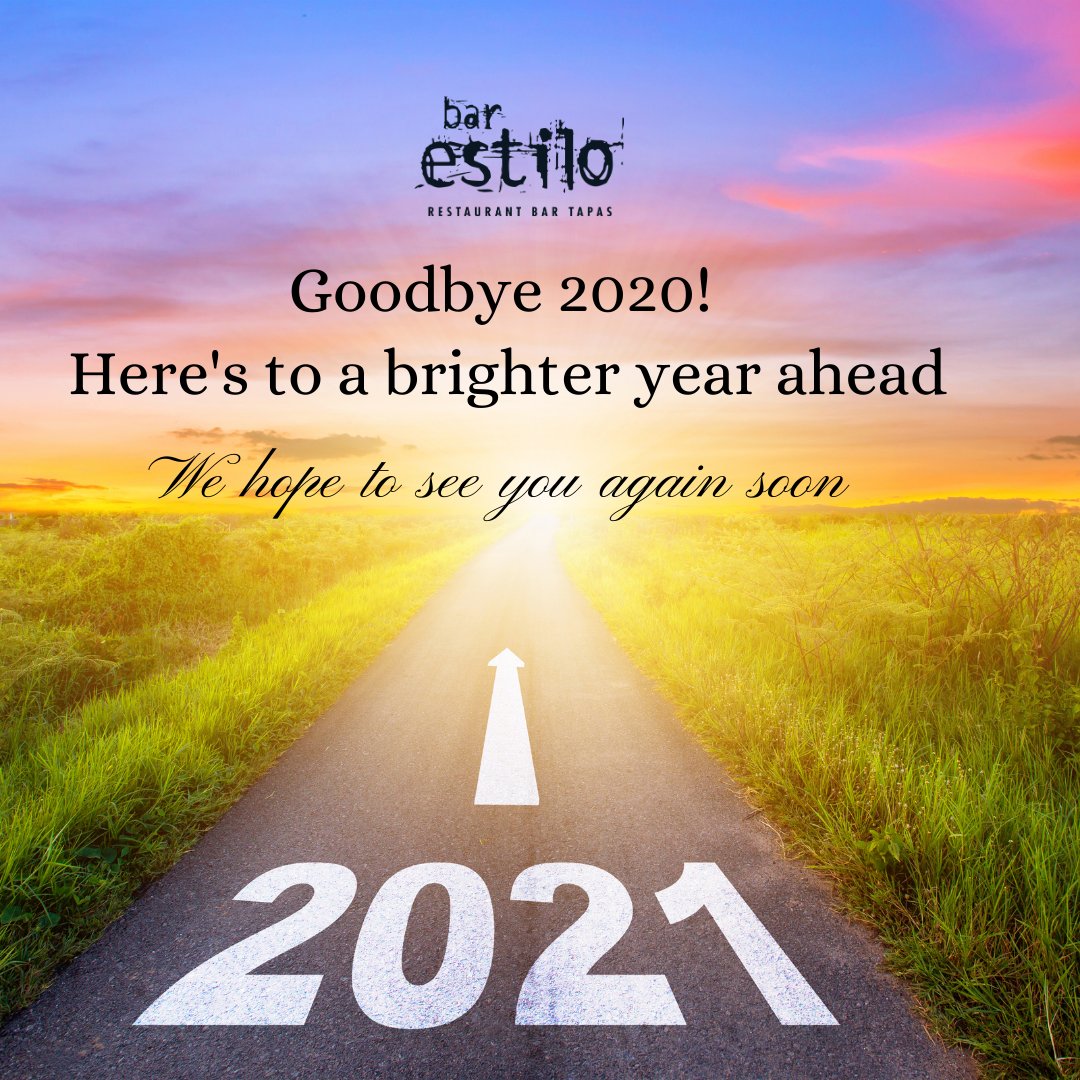 Well, it's not been the best of years, so we are very much looking forward to a brighter 2021. Unfortunately, we must remain closed for now but are hopeful that we can reopen soon &amp; will look forward to welcoming you again. 
Until then keep positive and stay safe.
Happy New Year!