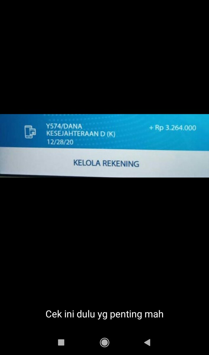 IdaSadiah5's tweet photo. @Randiris2 @hallofev_ @Imaassa__ kebetulan udah gajian .. sebenernya cuma sekitar 2,7 hanya insentif yang biasa 3 bulan sekali sekarang di gabung dengan gajih pokok .. sangat-sangat bersyukur , semoga semua daerah juga ikut menyusul https://t.co/blkDqkzvav