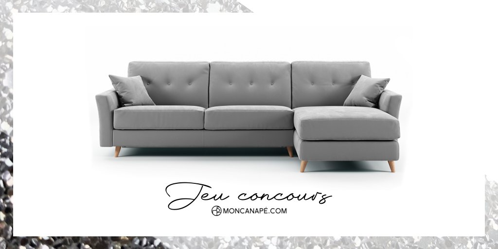 FOLLOW + LIKE + RT !!! JEU CONCOURS spécial nouvelle année ! Tentez de remporter dès maintenant, notre superbe canapé convertible d'angle Nordic gris argile ! Belle fin d'année avec Moncanape.com ! #nouvelan2021 #reveillon2020 #happynewyear #newyear #jeuconcours #jeu
