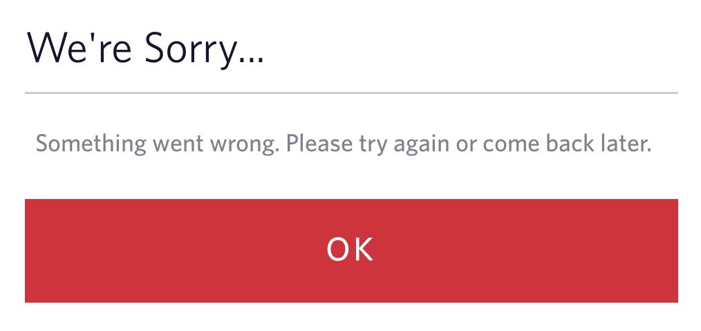 Chuck1Tweet's tweet photo. @Delta Sure would plan a few more trips if @Delta could fix the “We’re Sorry,Try again later” message on an upgraded seat for the flight currently scheduled..... This was the first time in many years that even the support desk was no help.  This should be fixed.... https://t.co/WnBM0ry9gR