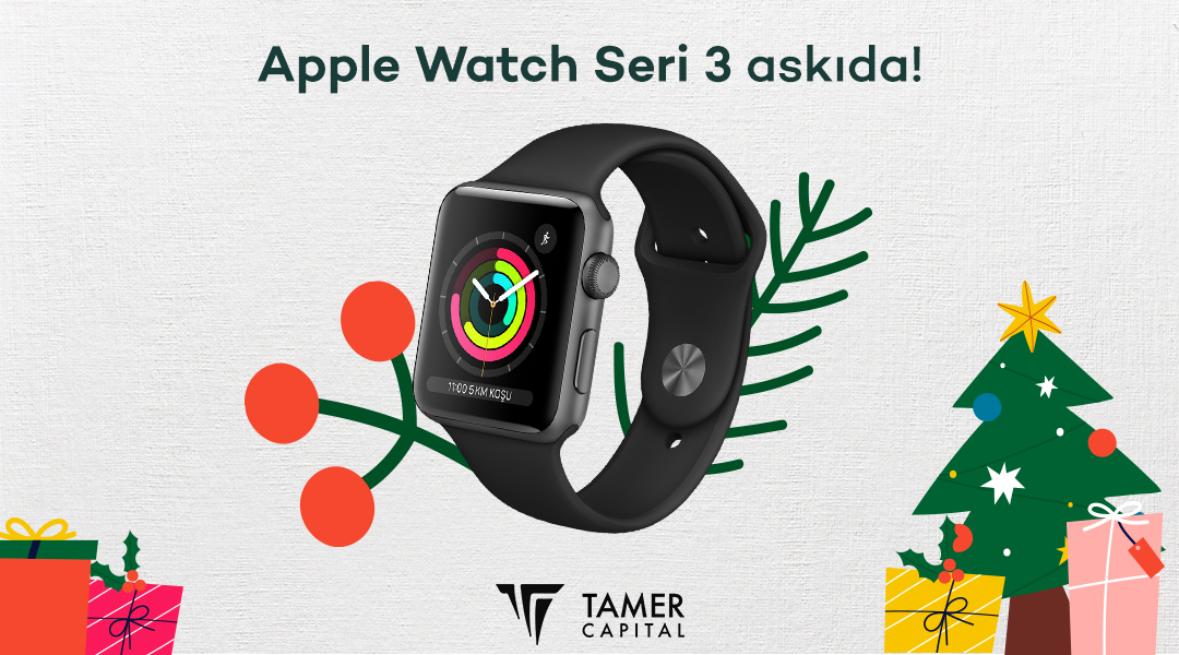 Askıda "Apple Watch Seri 3" var! <a href="/TamerCapital/">Tamer Capital</a> desteğiyle 1 üniversiteliye hediye! Detaylar: bit.ly/2Jyc2BD
