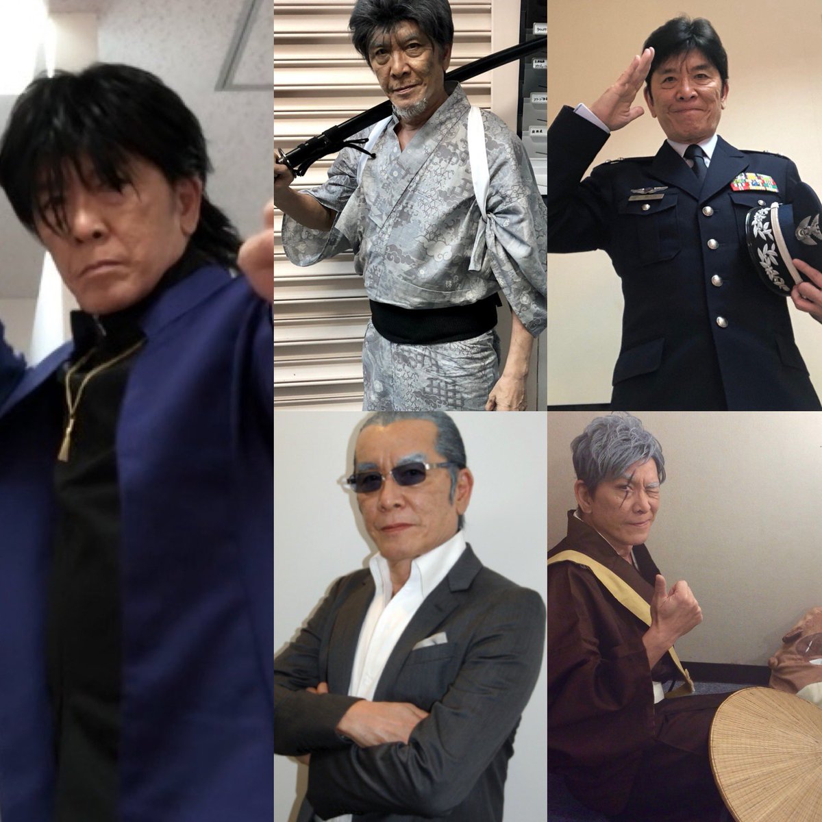 中田譲治 コスプレ総決算 言峰綺礼 土方歳三 曽々田司令 黒輝 信楽 中田譲治 コスプレ総決算 言峰綺礼 土方歳三 曽々田司令 黒輝 信楽