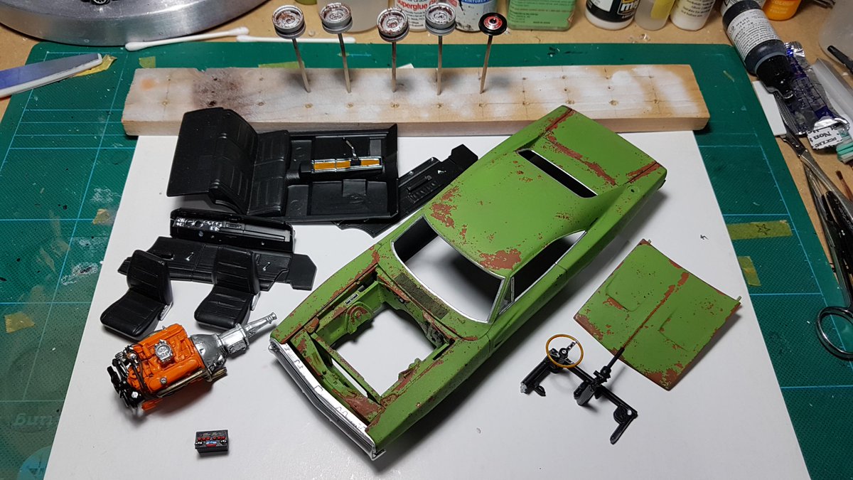 Last few hours of 2020 counting down so here is a quick replay of  #CJHM2020Stay safe team.January 2020 - Trip to Imperial War Museum North, brought a few  #Hotwheels and was working on a  #Revell  #Dodge   ChargerThings seemed normal ....