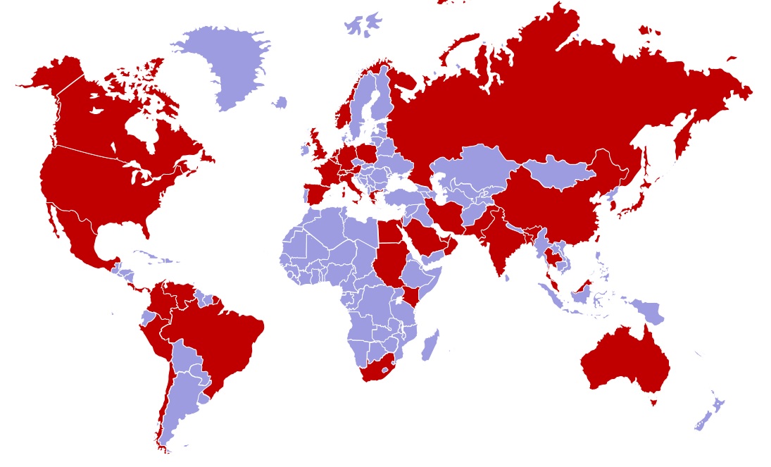 For the last day of 2020, let's talk about fungi !
While most of our attention was focused on COVID-19, another superbug was spreading around the globe. Here is an updated map of countries with reported cases of Candida auris.
#candidaauris  #antifungalresistance @efisg_escmid