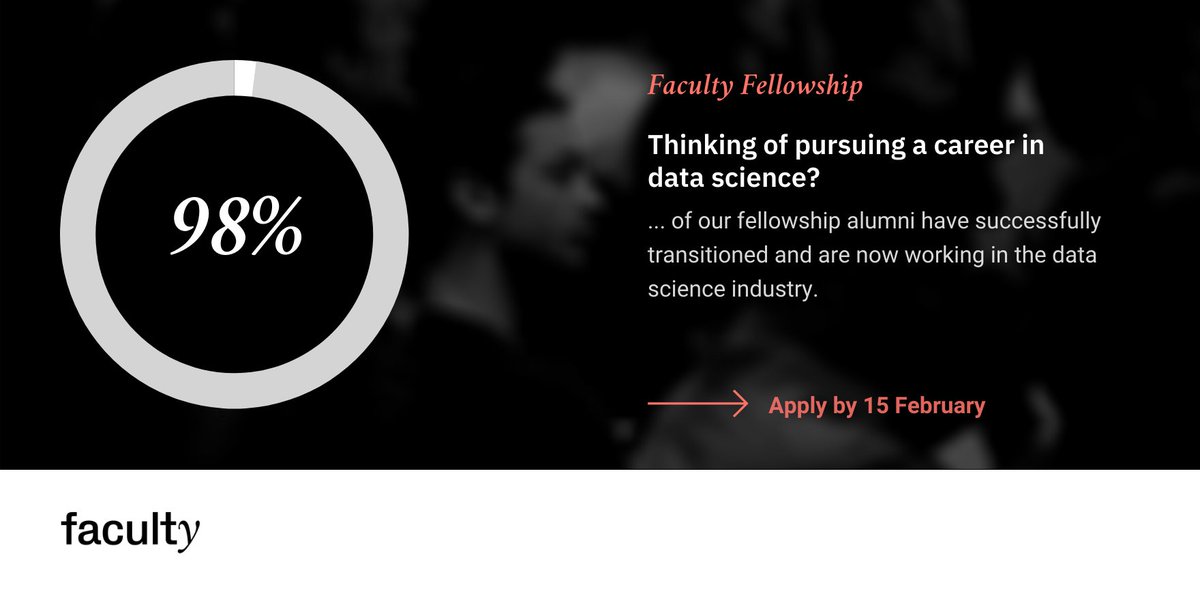 faculty_ai's tweet image. The Faculty #Fellowship exists to ensure that the brightest academics get a chance to immerse themselves in the #datascience industry. Are you interested in becoming a fellow? Find out more here: hubs.ly/H0C-Xxz0 #datasciencefellowship #datasciencetraining #STEM #AI