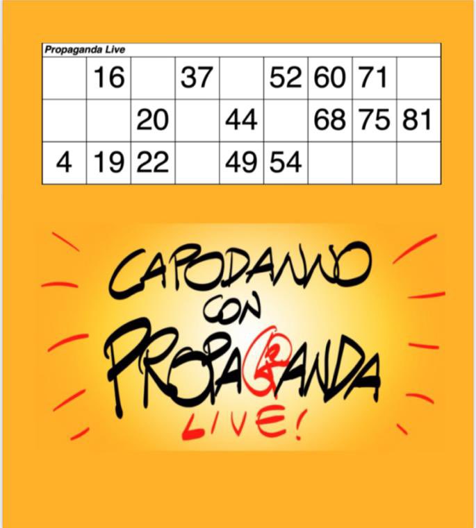 L’unica vera cosa bella del 2020!

#propagandalive #propagandatombola <a href="/welikeduel/">Propaganda Live</a> 
@stefano_usai_