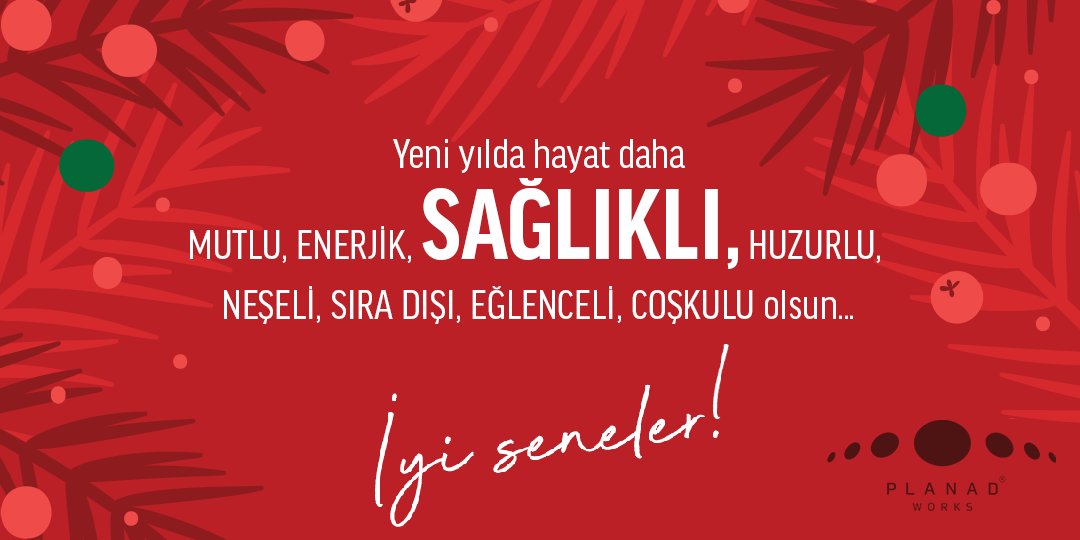 Ailelerimize ve arkadaşlarımıza kavuştuğumuz, birbirimize sarılmaktan korkmadığımız; hastalıkları, dertleri, üzüntüleri geride bıraktığımız, sağlık, mutluluk ve umut dolu bir yıl dileriz. 🎄 #YeniYılınızKutluOlsun!