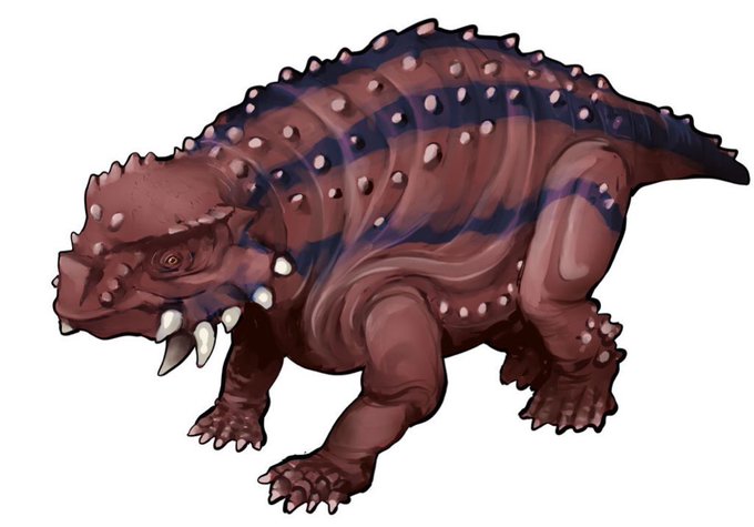 今年の反応が薄くて残念だった絵二枚。一枚はスクトサウルスでこれはジュラパ最新作に合わせ発売された玩具フィギュアを元に描いたもの。しかし恐竜誕生前のペルム紀に生息した、双弓類ですらない生物なんですね。もう一つはデスモスチルス、恐竜が滅びた後に生まれた哺乳類です。 