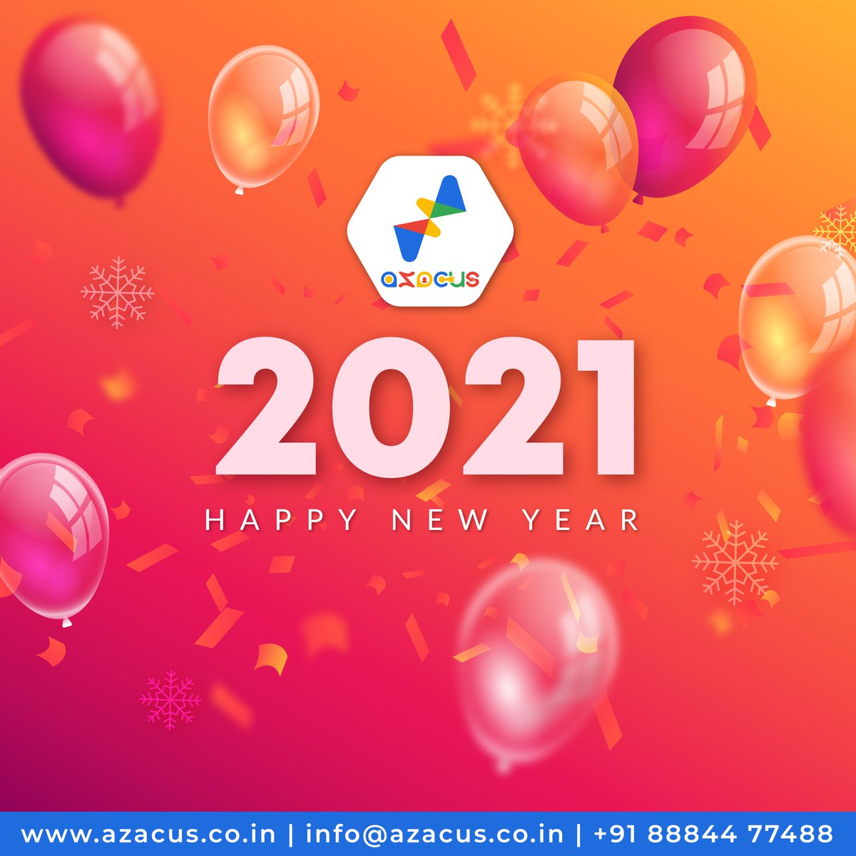 Azacusdb's tweet image. May this year bring new happiness, new goals, new achievements, and a lot of new inspirations. Wishing you a year fully loaded with happiness.

#AzACuS #Azacustechnosolutions #Chennai #Bangalore #HappyNewYear2021 #NewYear2021 #HappyNewYear #NewYear