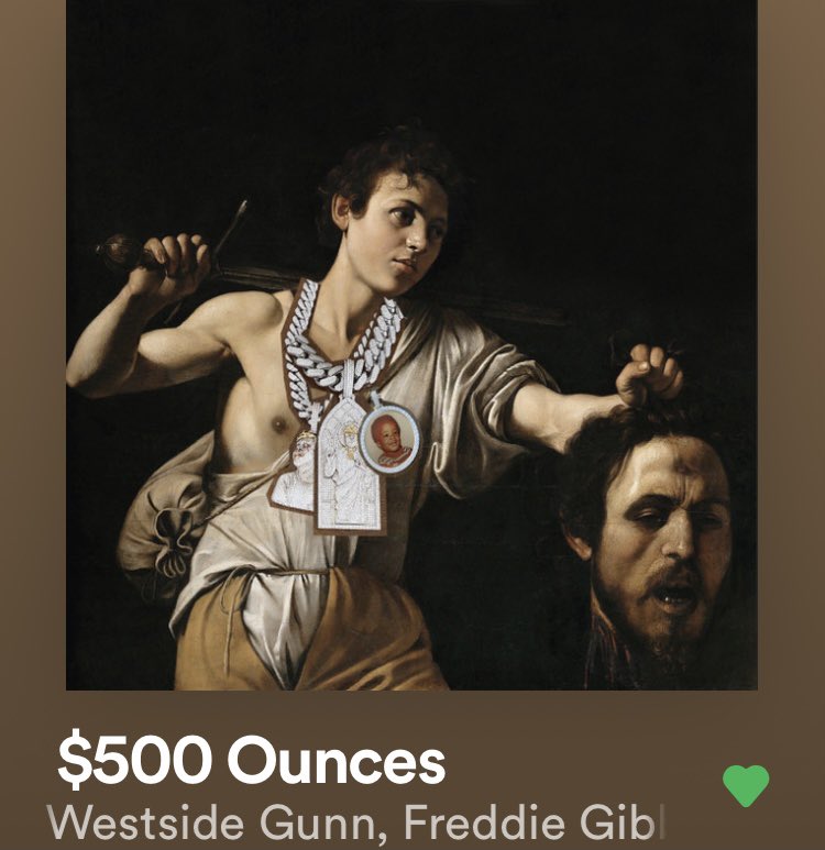 8. $500 Ounces -  @WESTSIDEGUNN ft  @FreddieGibbs (10) Freddie goes super hard in this feature as the flow along with the great beat and weird ass sample in the background with the moaning or whatever it is. This is probably the hardest carry from a feature I’ve heard in a while.
