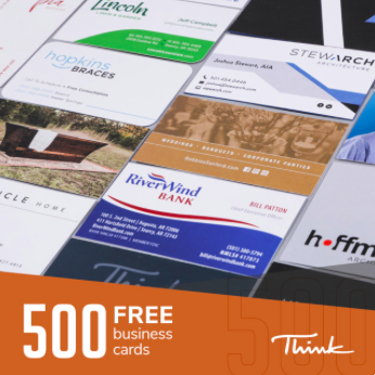 ThinkIdeaStudio's tweet image. Today is the LAST DAY to get 500 FREE business cards when you start a new design with us! Don't miss this great opportunity to get started with us at #Think. Head to bit.ly/ThinkISBizCards