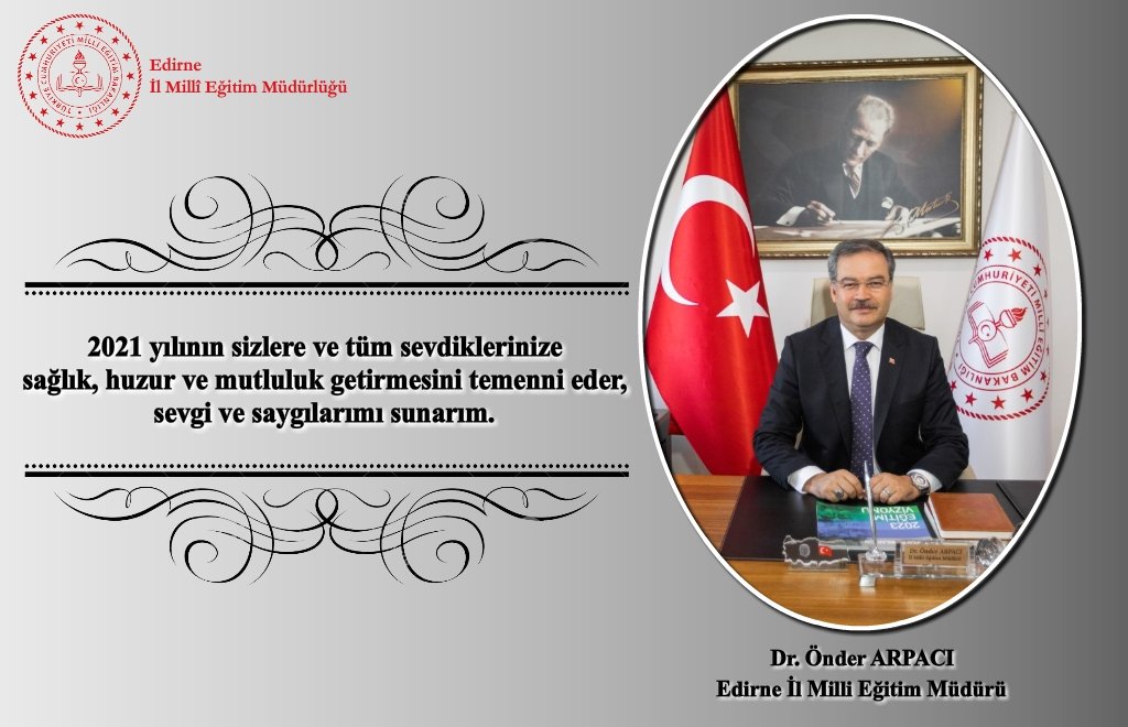 2021 Yılının Ülkemize ve tüm Dünyaya sağlık, huzur ve mutluluk getirmesini temenni ederiz.
<a href="/Dr_Onderarpaci/">Dr. Önder ARPACI</a>