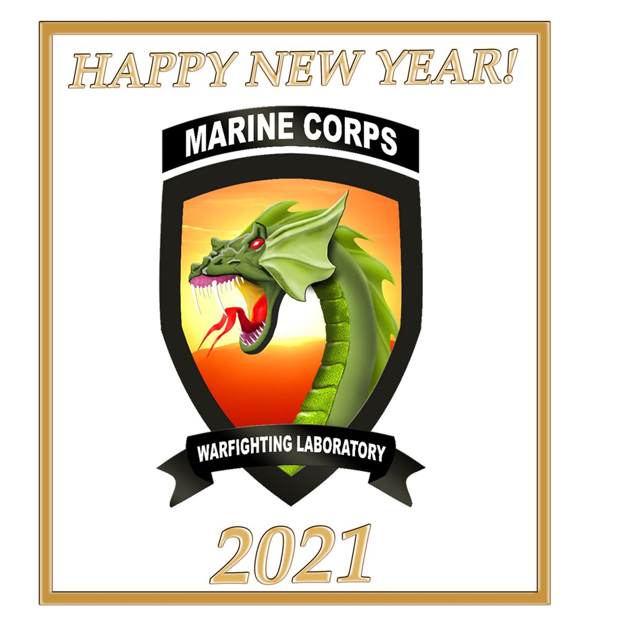 #HappyNewYear from the Marine Corps Warfighting Laboratory! May 2021 bring you and your families health, happiness and success in all your endeavors. We're excited to see all we're going to accomplish this year! 
#USMC #USNavy #USArmy #USAF #USCG #USSF