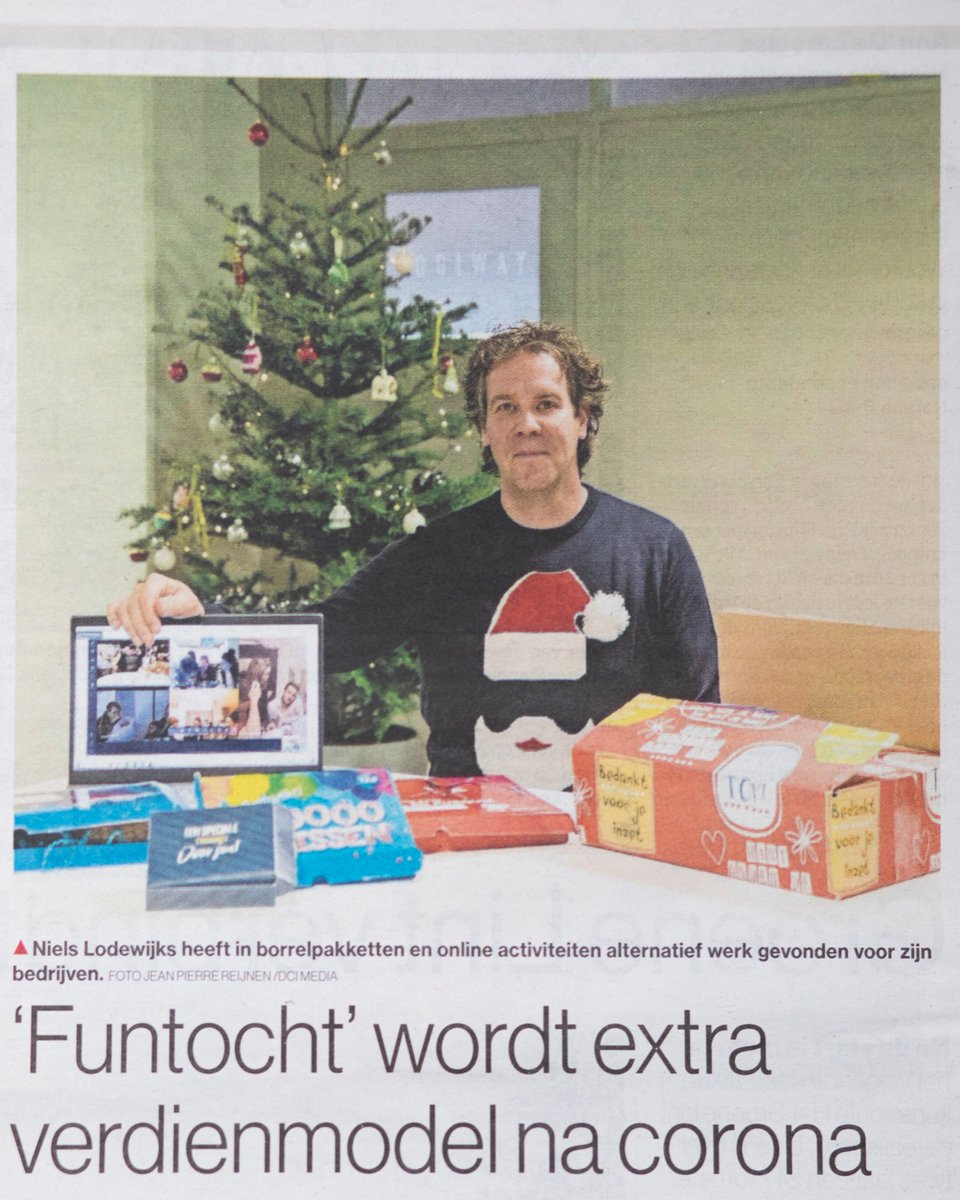 RelactiveEvents's tweet image. Een bijzonder jaar. Niels Lodewijks (eigenaar) aan het woord in het Eindhovens Dagblad.

#ondernemen #creatief #duurzaamondernemen #coronavirus @NielsLodewijks @funtochten @Duurzaam_Uitje @MKBNL