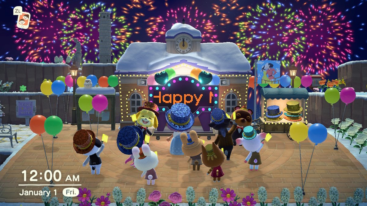 HAPPY NEW YEAR!!!! #AnimalCrossing #ACNH #NintendoSwitch