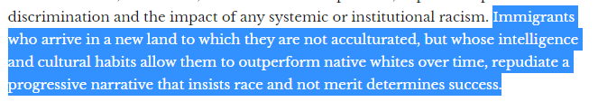 The attack on merit in education, seeking to kill objective tests like the SAT and  #SHSAT in favor of subjective holistic factors, are intended to hurt immigrants.