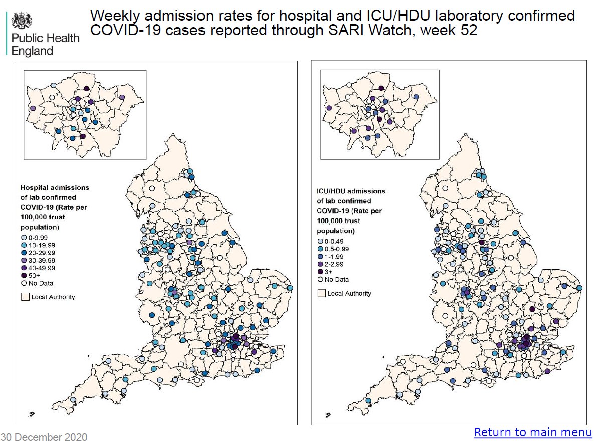 We are entering a dire period. Here is the map of hospitalizations and ICU admissions across the country.