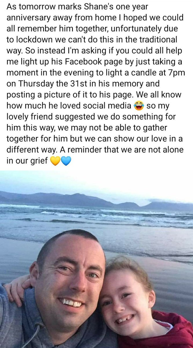 EPIC, Empowering People in Care (@epicireland) on Twitter photo Thinking of our dear friend <a href="/shaneg86/">Shane Griffin</a> and his family today ❤
🕯 Light a candle at 7pm tonight in his memory
📸 Post a picture of it on social media using
#KeepItLitForShane Thinking of our dear friend <a href="/shaneg86/">Shane Griffin</a> and his family today ❤
🕯 Light a candle at 7pm tonight in his memory
📸 Post a picture of it on social media using
#KeepItLitForShane