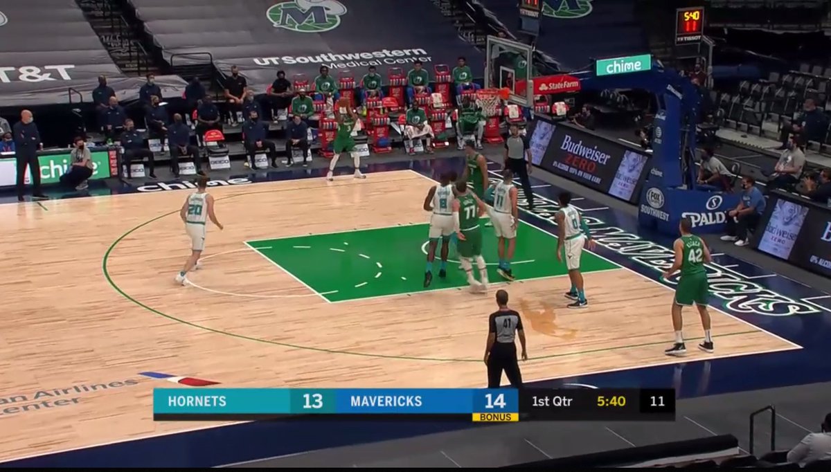 Two possessions later, Luka Powell pnr, Burke misses open 3