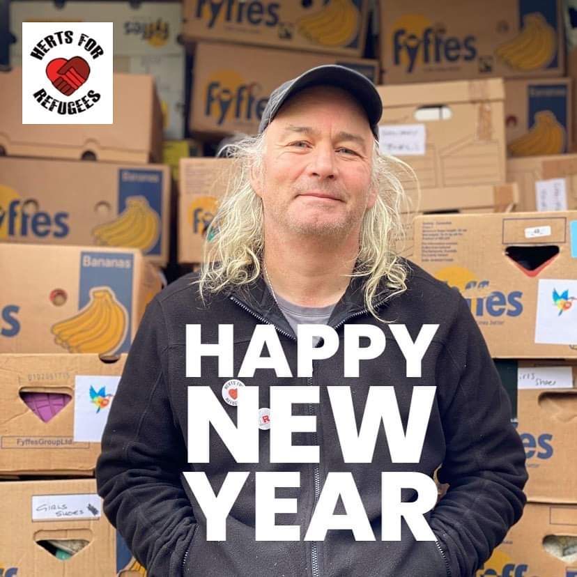 Happy New Year and thank you for all your support in 2020. We achieved more than we thought possible.   #hertsforrefugees #happynewyear #helprefugees #refugeesolidarity #refugeecompassion   We have made a slideshow of the year which you can access through our Facebook page
