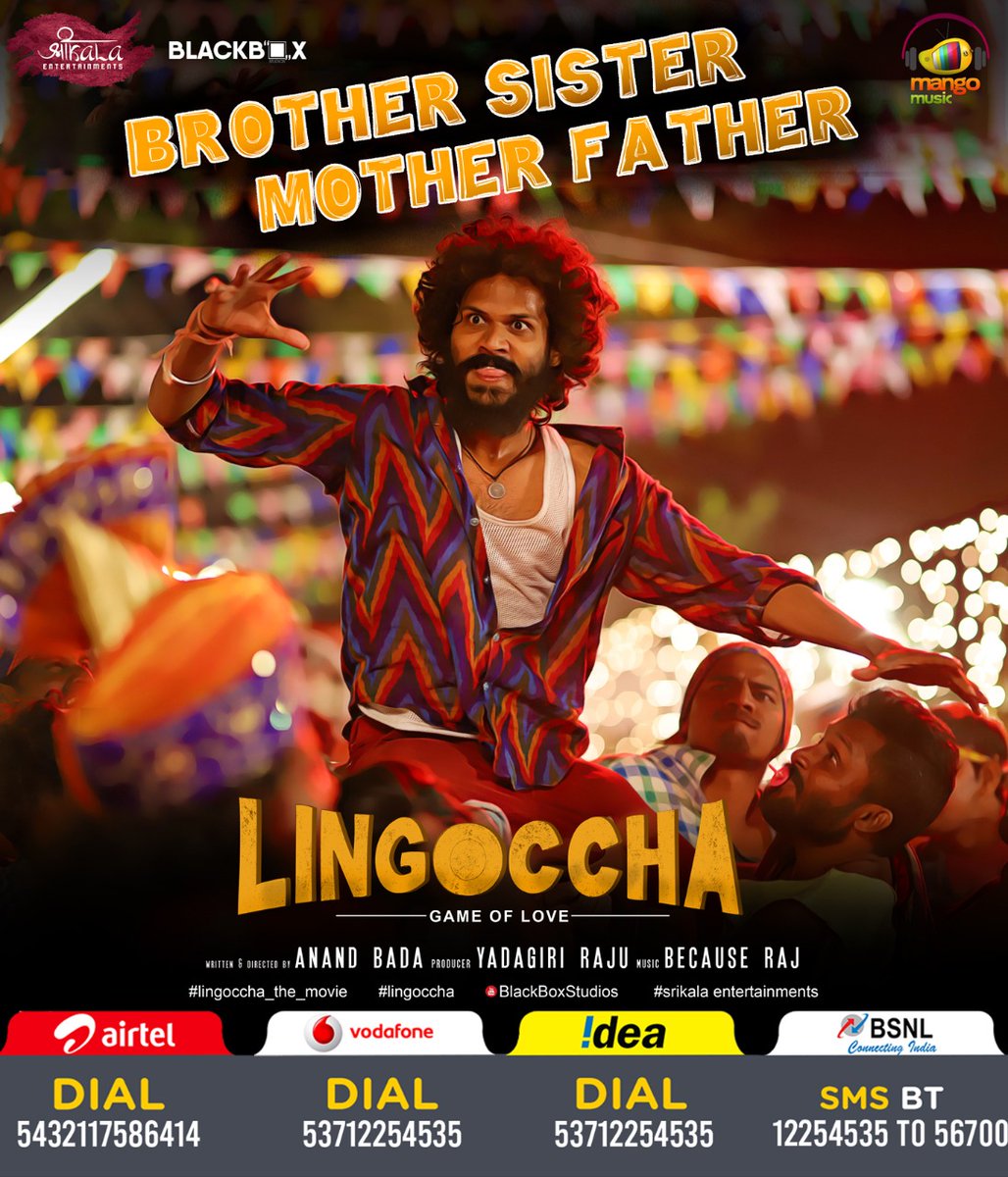 MangoMusicLabel's tweet photo. Super Mass Folk Anthem by the sensational @Rahulsipligunj, #BSMF ๐บ๐ from #Lingoccha is now streaming on your favourite music apps!! ๐ถ
Also, set your caller tunes right away!! ๐ฅณ
#RathnamKarthik #Supyardesingh @bada_anand @becauseraj @itsudaymadineni #Blackboxstudios https://t.co/9j1kDEeIk0