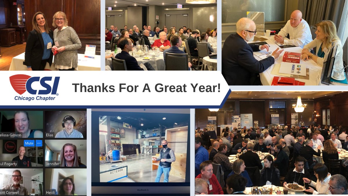 Thank you to our members and partners for your support during this crazy year.  We made it through 2020 together! #csichicago #thankyou #members #partners