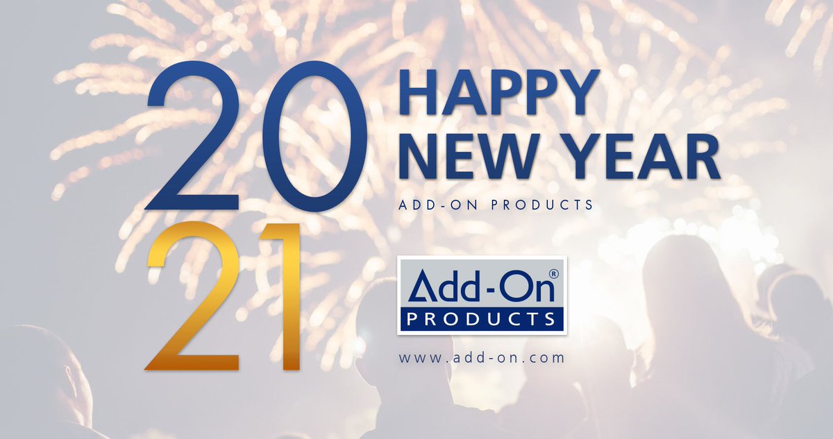 AddOnProducts's tweet image. Add-On Products wishes you a #HappyNewYear!
#ThankYourFor2020 and wish you all the best in 2021. We look forward to helping you optimize your #ResourceBooking experience with our scheduling solutions bit.ly/34oHXvu in the new year.

#NewYearsEve #NewYears #StaySafe