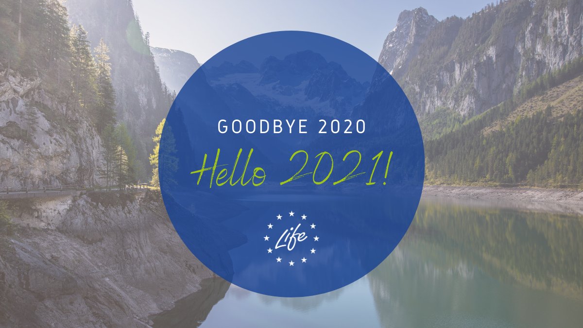 Let's say goodbye to 2020! 🕰️🎇 This year the #LIFEprogramme received 258 new proposals to help mitigate #climatechange. In addition, we were granted 5.4B to encourage environmental 🌻 & climate projects. 🌎 See how you can be a part of a better 2021 👉🏻 europa.eu/!wn44RX