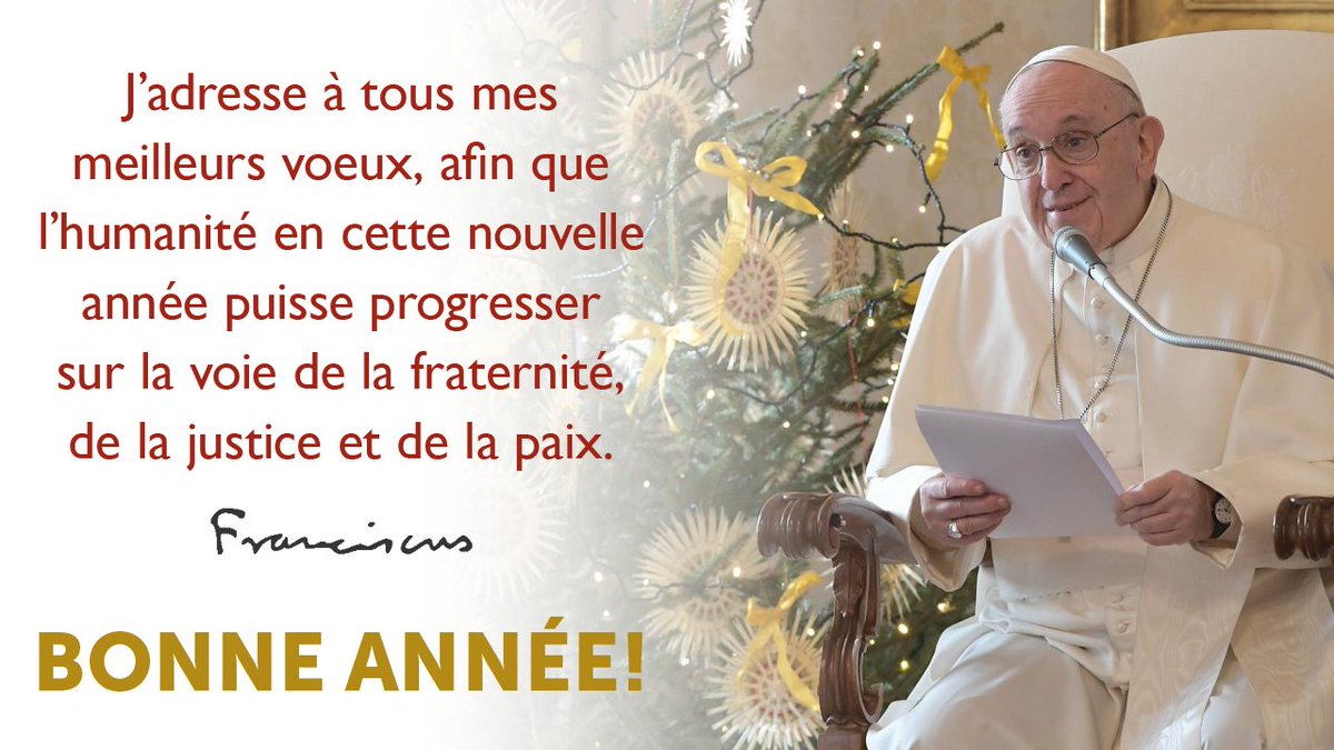 Pape François (@Pontifex_fr) on Twitter photo 2021-01-01 08:45:00