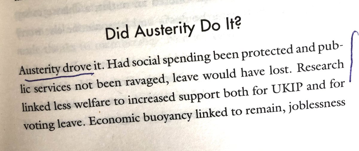 5. “The Brexit referendum switch tripped resentments.... It was Austerity that drove it.” The direction of our collective future - for the rest of my life, when I wake tomorrow - results from feelings of anger & disconnection. I will not forget that. CONNECTION is the answer.