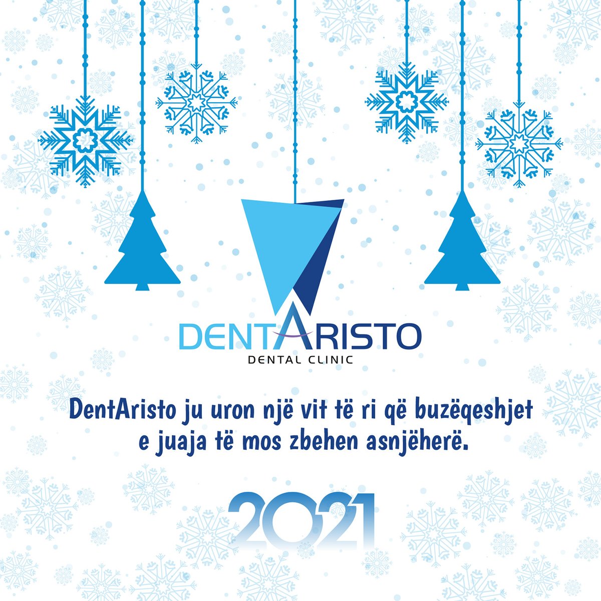 dentaristo's tweet photo. DentAristo ju uron një vit të ri që buzëqeshjet e juaja të mos zbehen asnjëherë. https://t.co/Hn23RaFJ67