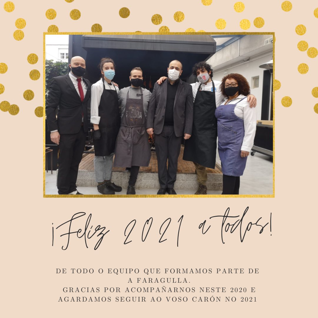 💜 Derradeiro servizo do ano 🔪🔪🔪 e o mellor é que seguimos todos xuntos e ao voso ladiño.
A comernos o 2️⃣0️⃣2️⃣1️⃣ que despois deste xa somos case superheroes 🦸🏻🦸🏼‍♀️🦸🏽
‼️Querémosvos familia, que pasedes unha noite estupenda e con #sentidiño‼️

#braseriaafaragulla #afaragulla