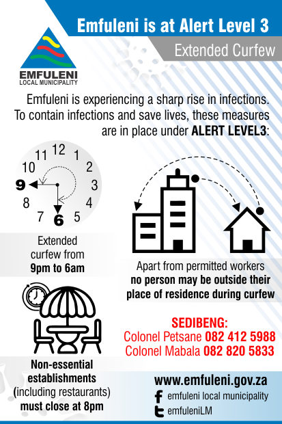 EmfuleniLM's tweet photo. #AdjustedLevel3
#Lockdown Regulations
#MaskUp
#StaySafe
#StayAtHome
#CelebrateSafe
#COVID19 https://t.co/2JULzZL69w