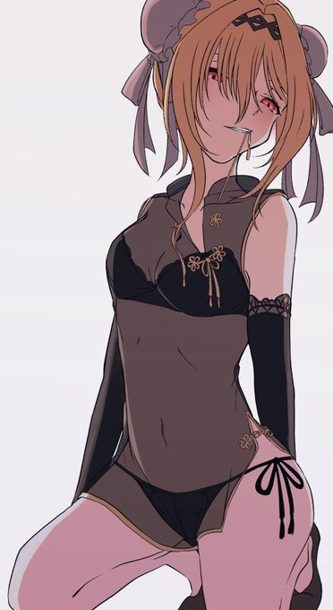 滑り込み描き納め。
透けチャイナドレスちとせ嬢。
#黒埼ちとせ 