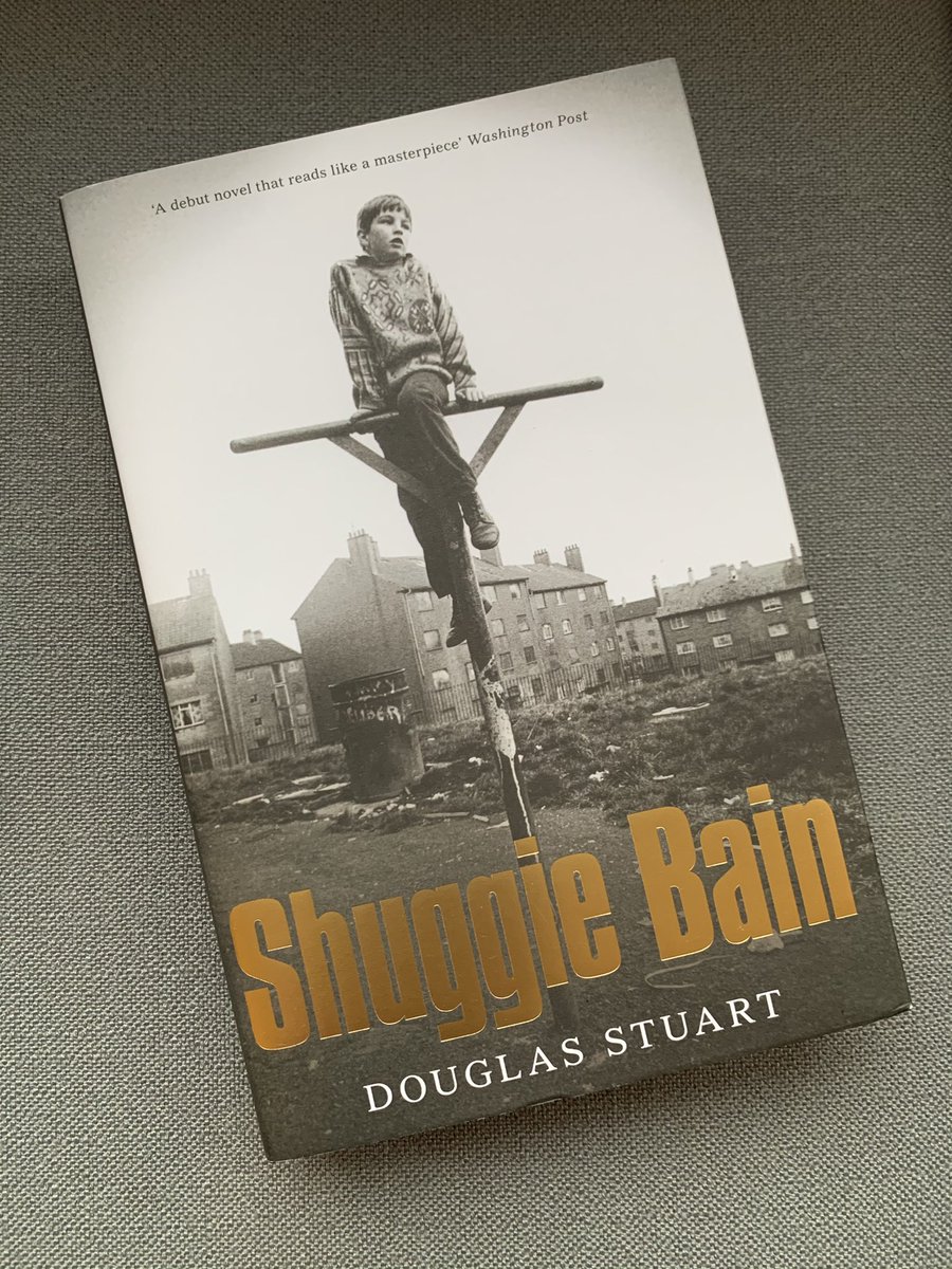 At 6, it’s the  #BookerPrize winning  #ShuggieBain by  @Doug_D_Stuart. I don’t really think it needs much introduction (you’ve all heard about it, right?), but it is both beautiful & sad & clearly written with a great deal of passion.