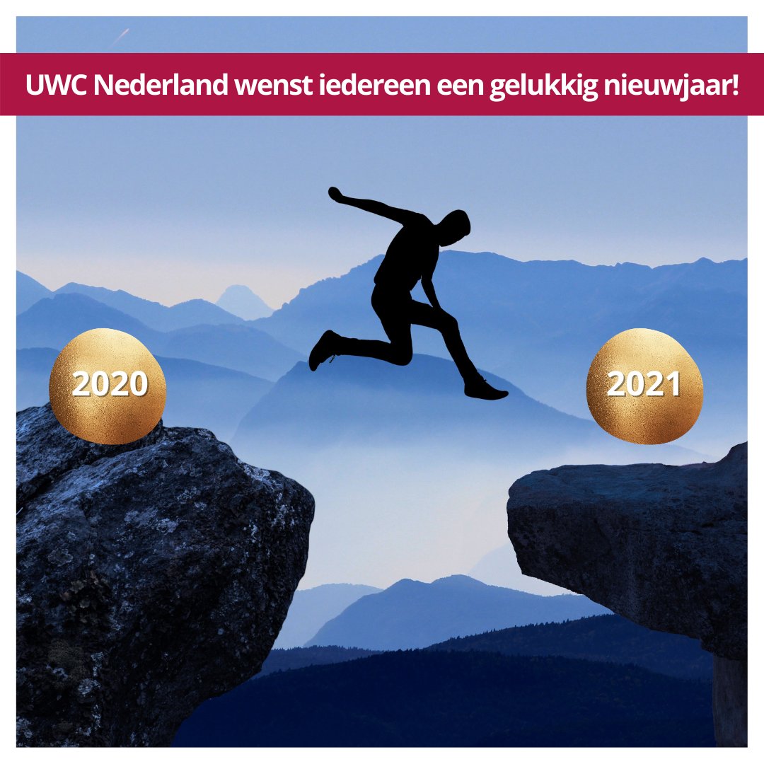 De laatste dag van 2020 is aangebroken. UWC Nederland wenst iedereen een mooie dag/avond toe. Gelukkig nieuwjaar iedereen!! 
.
.
#uwc #uwcnl #gelukkignieuwjaar #oudennieuw #2021
