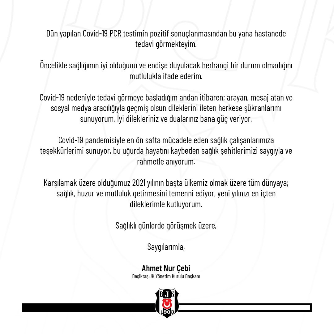 İkinci kez koronavirüse yakalanan Ahmet Nur Çebi'den açıklama! "Sağlığım iyi..."
