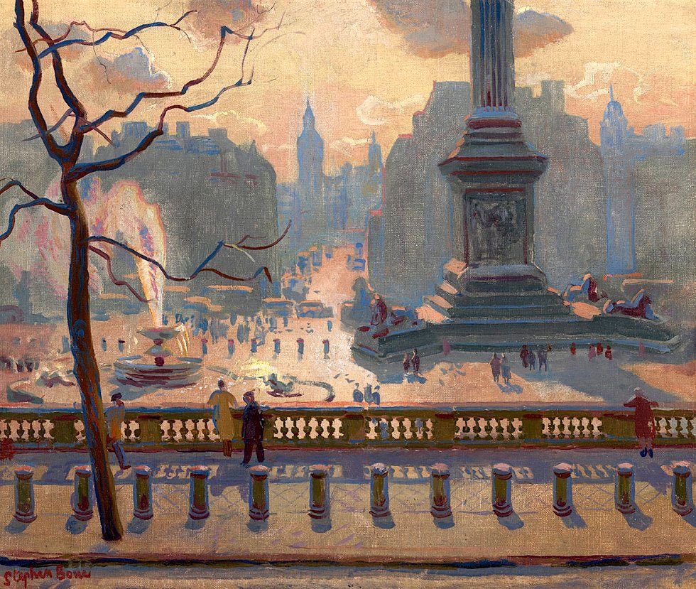 ArtGuideAlex's tweet photo. Trafalgar Square #StephenBone #NewYearsEve https://t.co/Wtj3qJ516M