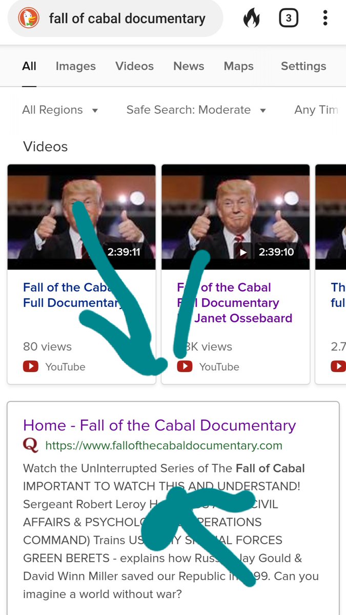 'Fall of Cabal' This is it, finally! I used DuckDuckGo, this is a must watch! Child sacrifices