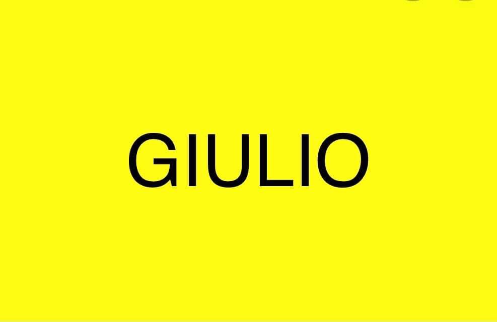 Per Giulio
#GiulioRegeni
#Giulio
#veritaperGiulioRegeni
#GialloGiulio